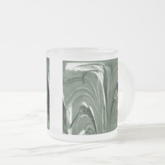 Cattails Glass Tasse - Abstrakt (VorderseiteRechts)