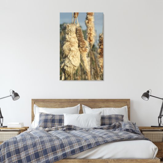 Cattails Leinwand (Insitu (Schlafzimmer))