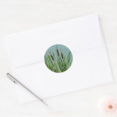 Cattails Runder Aufkleber (Umschlag)