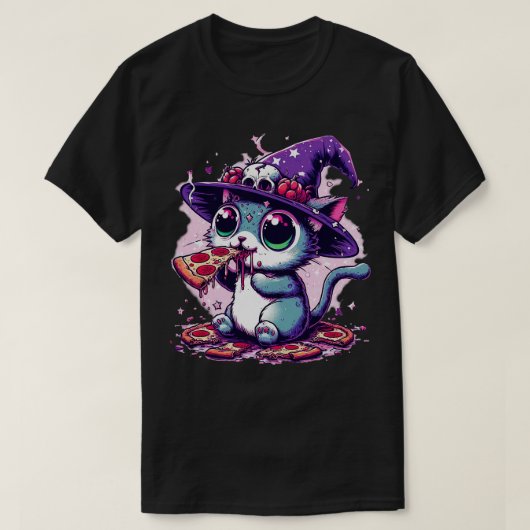 Cattastic Pizza Party T-Shirt (Design vorne)