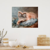 Cattitude 1 Art Poster/Print Poster (Küche)