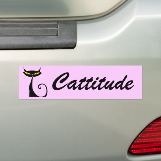 Cattitude Autoaufkleber (Auf Auto)