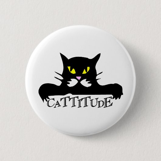 cattitude button (Vorderseite)