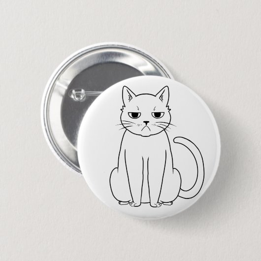 Cattitude Button (Vorne & Hinten)