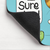 Cattitude-Cat Spills Coffee Mousepad (Ecke)
