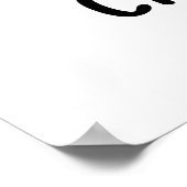 Cattitude Funny Cat Pub Poster (Ecke)