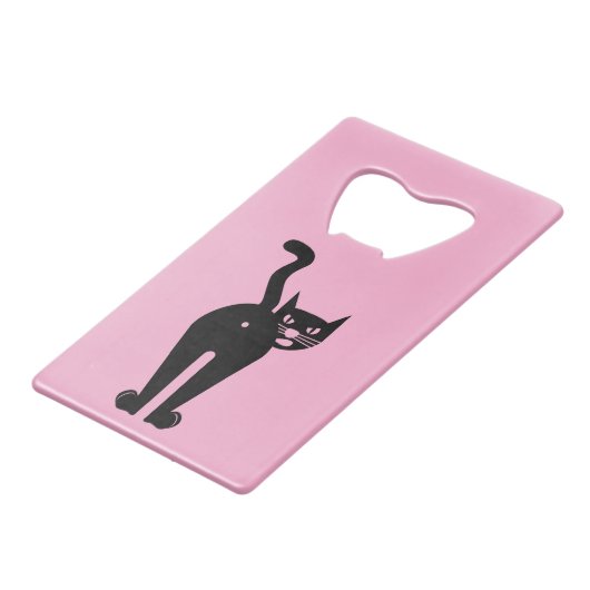 Cattitude geldbeutel flaschenöffner (Vorderseite Schrägansicht)