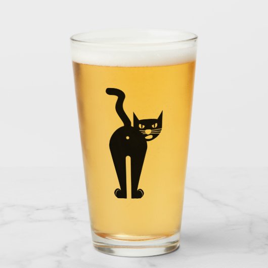 Cattitude glas (Vorne (Gefüllt))