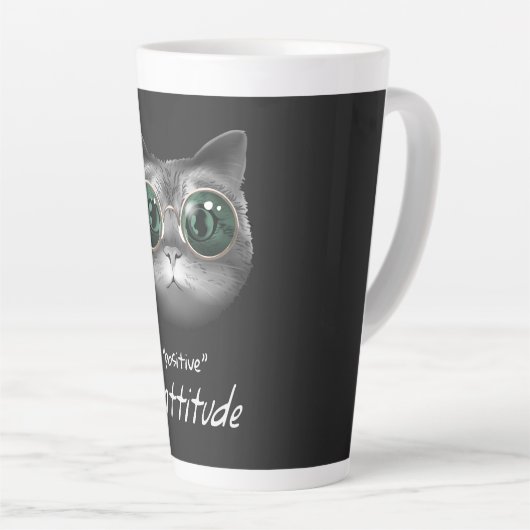 Cattitude Latte Tasse (Rechte Ecke)