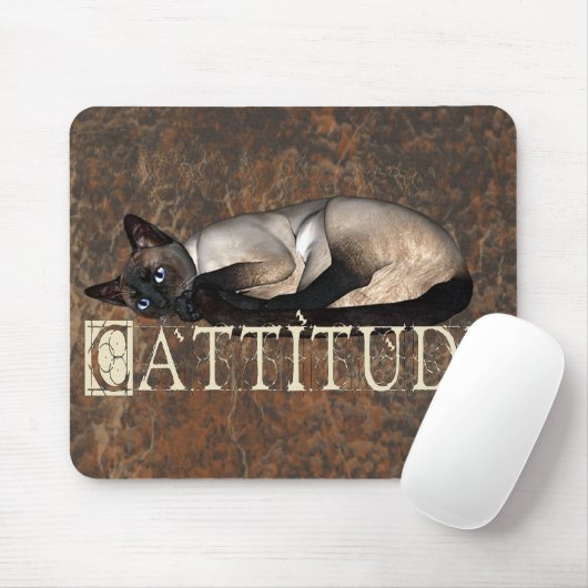 Cattitude Mousepad (Mit Mouse)