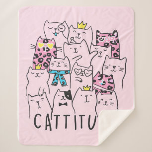 Cattitude Niedlich Cat, Funny Kitten Cat Lover Gif Sherpadecke