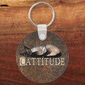 Cattitude Schlüsselanhänger (Vorderseite)