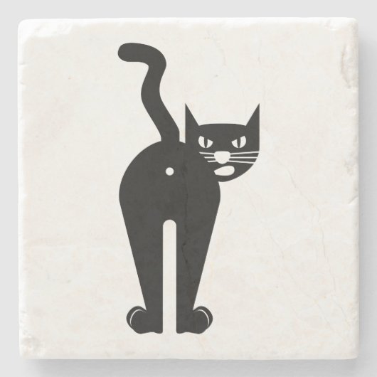 Cattitude  steinuntersetzer (Vorderseite)