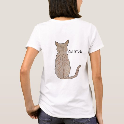 Cattitude T-Shirt (Rückseite)