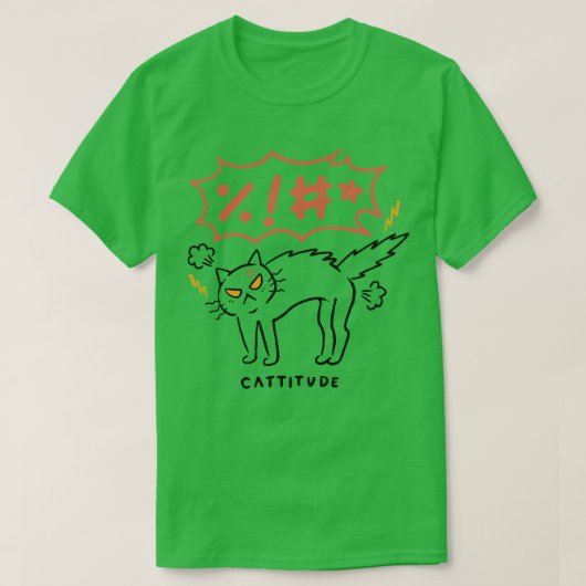 Cattitude T-Shirt (Design vorne)