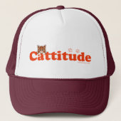 Cattitude Truckerkappe (Vorderseite)