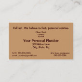 !Cattitude! Visitenkarte (Rückseite)