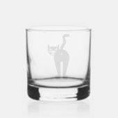 Cattitude  whiskyglas (Rückseite)