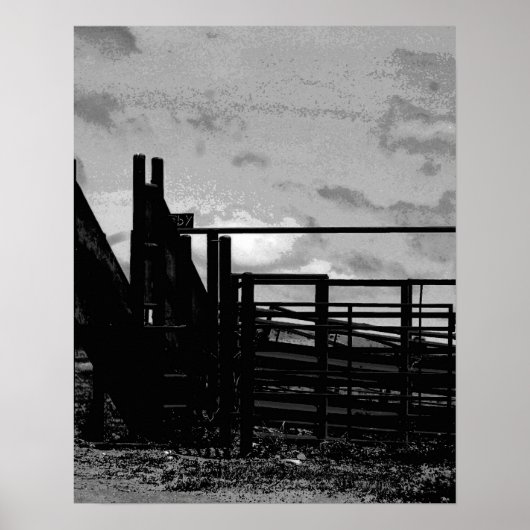 CAttle Chute-Szene Poster (Vorne)