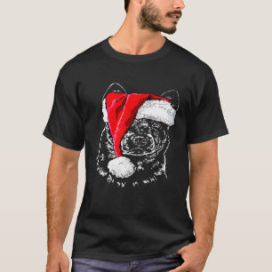 Cattle Dog Heeler Santa Weihnachten Hundemutter Hu T-Shirt