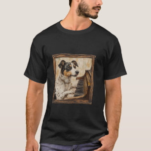 Cattle Dog Klavier Hund T-Shirt