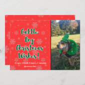 Cattle Dog Weihnachten wünscht 1 Bild (Vorne/Hinten)