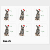 Cattle Dog Weihnachtsgeschenke Stickers (Blatt)