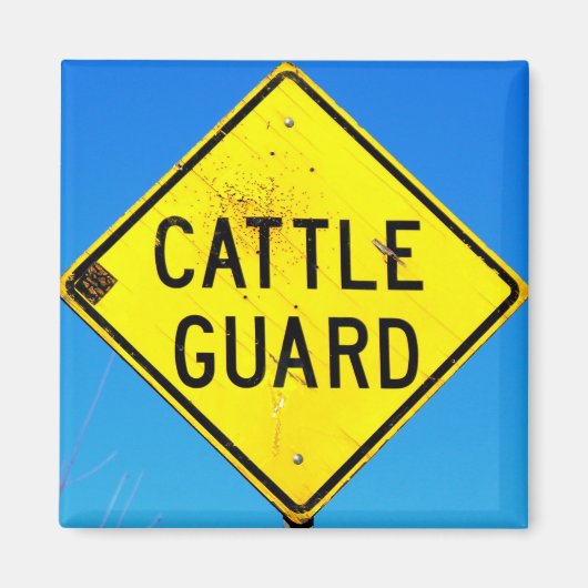 Cattle Guard Diamond Magnet (Vorne)