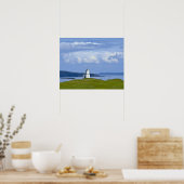 Cattle Point Lighthouse auf der Insel San Juan, WA Poster (Küche)