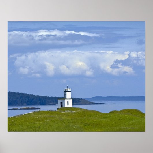 Cattle Point Lighthouse auf der Insel San Juan, WA Poster (Vorne)