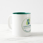 CattleDog-Tasse Zweifarbige Tasse (Vorderseite Links)