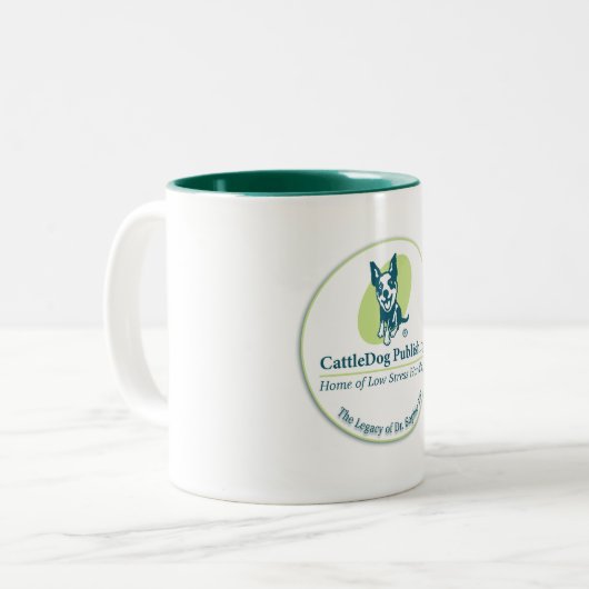 CattleDog-Tasse Zweifarbige Tasse (Vorderseite Links)