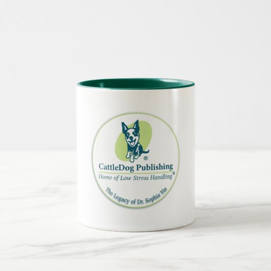 CattleDog-Tasse Zweifarbige Tasse (Mittel)