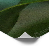 Cattleya Orchid Art Poster -60x40 - oder kleiner (Ecke)