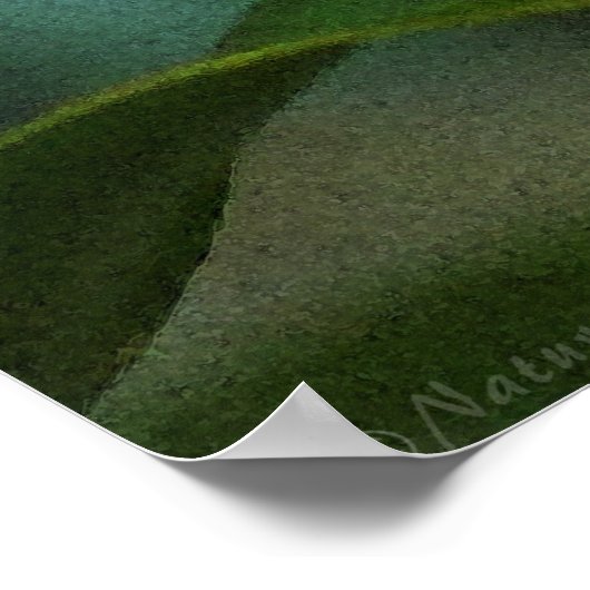 Cattleya Orchid Art Poster -60x40 - oder kleiner (Ecke)