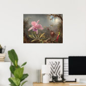 Cattleya Orchid - Martin Heade Fine Art Poster (Heimbüro)