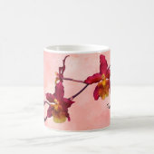 Cattleya Orchid-Tasse, Name hinzufügen Kaffeetasse (Mittel)