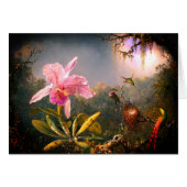 Cattleya Orchid und drei brasilianische Hummingbir (Vorderseite (Horizontal))