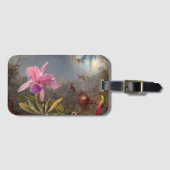 Cattleya Orchid und Three Hummingbirds by Heade Gepäckanhänger (Vorderseite (Horizontal))