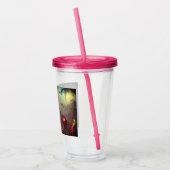 Cattleya Orchid und Three Hummingbirds Heade Acryltrinkbecher (Links)