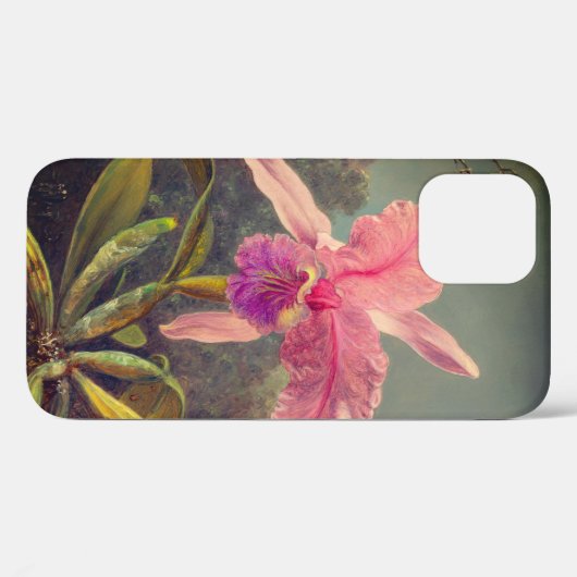 Cattleya Orchid und Three Hummingbirds Heade Case-Mate iPhone Hülle (Rückseite (Horizontal))