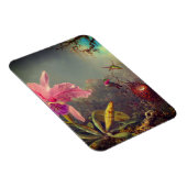 Cattleya Orchid und Three Hummingbirds Heade Magnet (Rechte Seite)