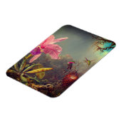Cattleya Orchid und Three Hummingbirds Heade Magnet (Linke Seite)