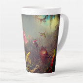 Cattleya Orchid und Three Hummingbirds Heade Milchtasse (Rechte Ecke)