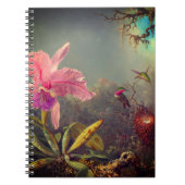 Cattleya Orchid und Three Hummingbirds Heade Notizblock (Vorderseite)