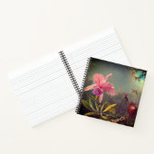 Cattleya Orchid und Three Hummingbirds Heade Notizblock (Innenseite)