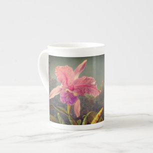 Cattleya Orchid und Three Hummingbirds Heade Porzellantasse