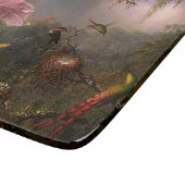 Cattleya Orchid und Three Hummingbirds (Heade) Schneidebrett (Ecke)