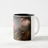 Cattleya Orchid und Three Hummingbirds (Heade) Zweifarbige Tasse (VorderseiteRechts)