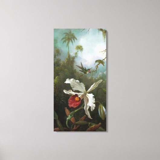 Cattleya Orchid Wrapped Canvas Leinwanddruck (Vorderseite)